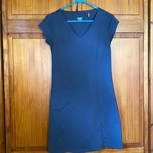 Women’s Toad&Co Gray Tech. tomboy Cap Sleeve Dress X-Small